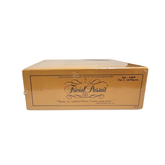 1984 Trivial Pursuit Genus II Edition Subsidiary Card Set - Picture 2 of 7